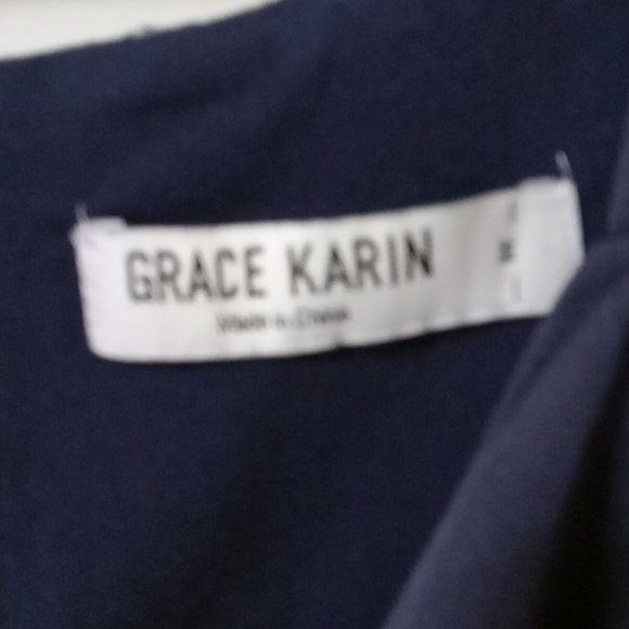 Grace Karin navy dress Med 🩵🩵🩵🩵 - Picture 4 of 10